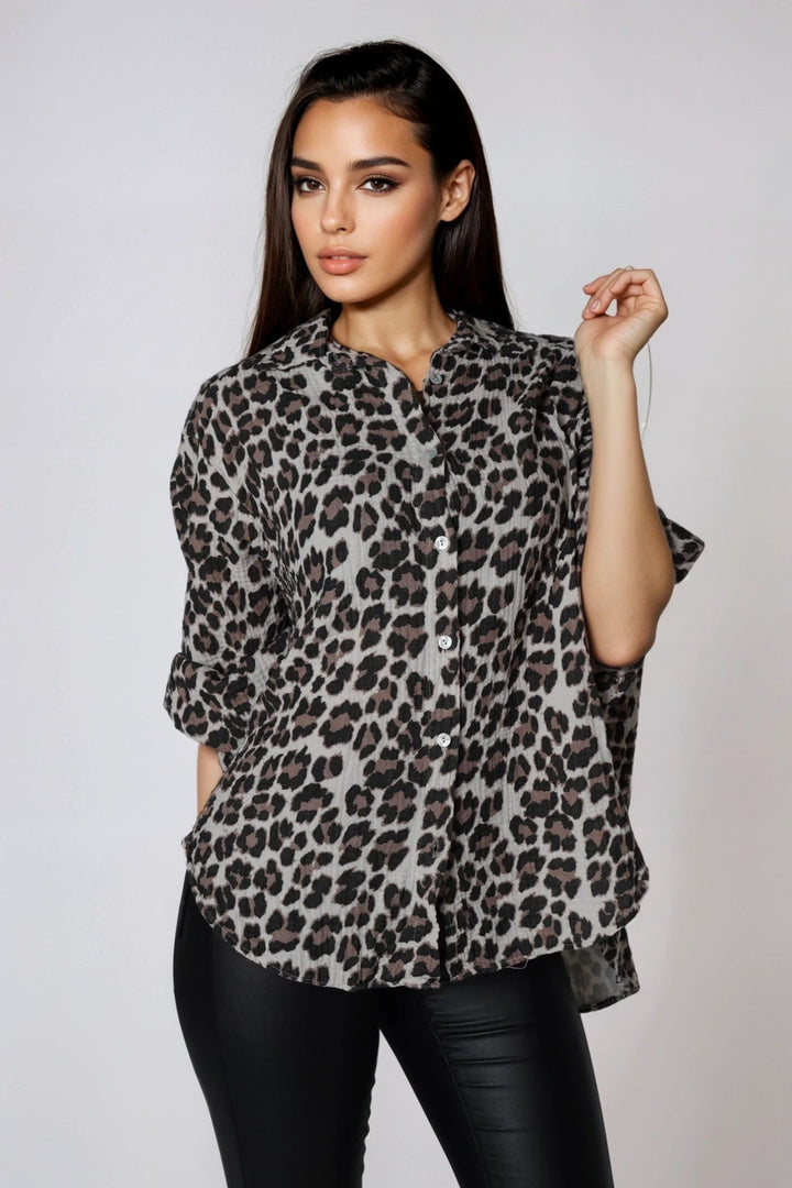 Musselin Bluse Leo Sierra