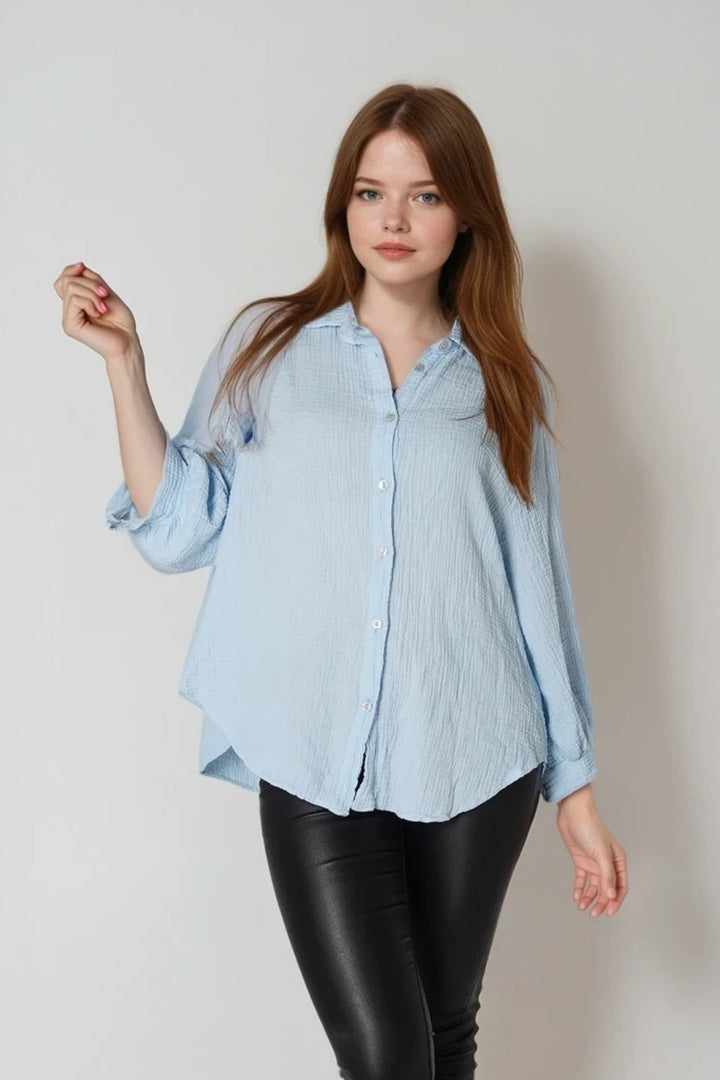Light Blue Blouse