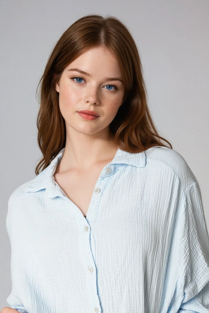 Light Blue Blouse