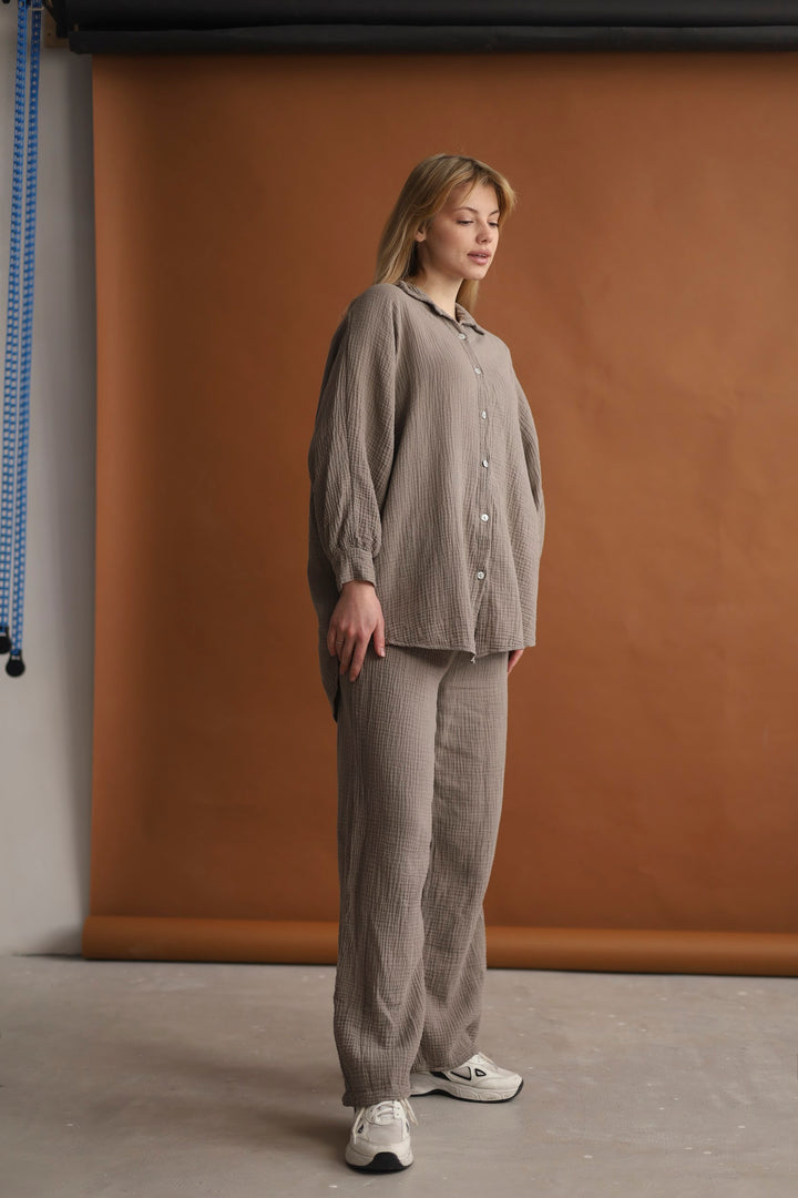 Taupe Two-Peice set