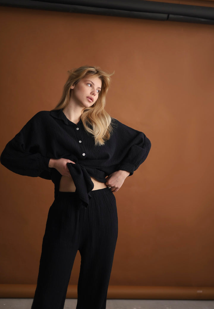 Black Two-piece set