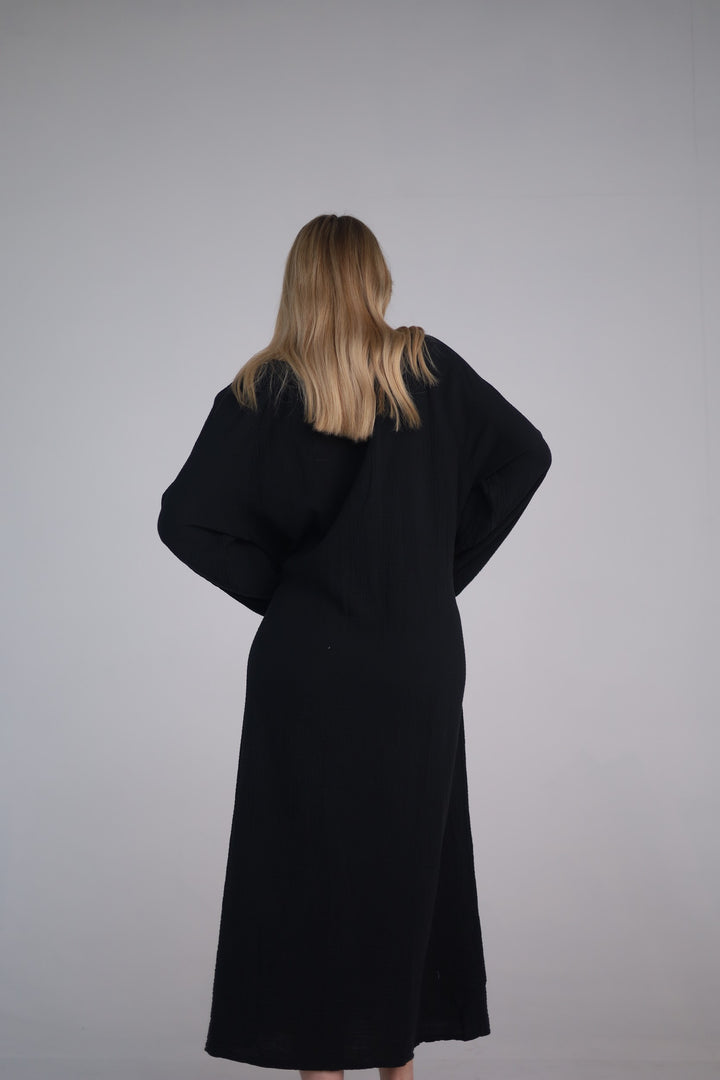 Black relaxed fit dress