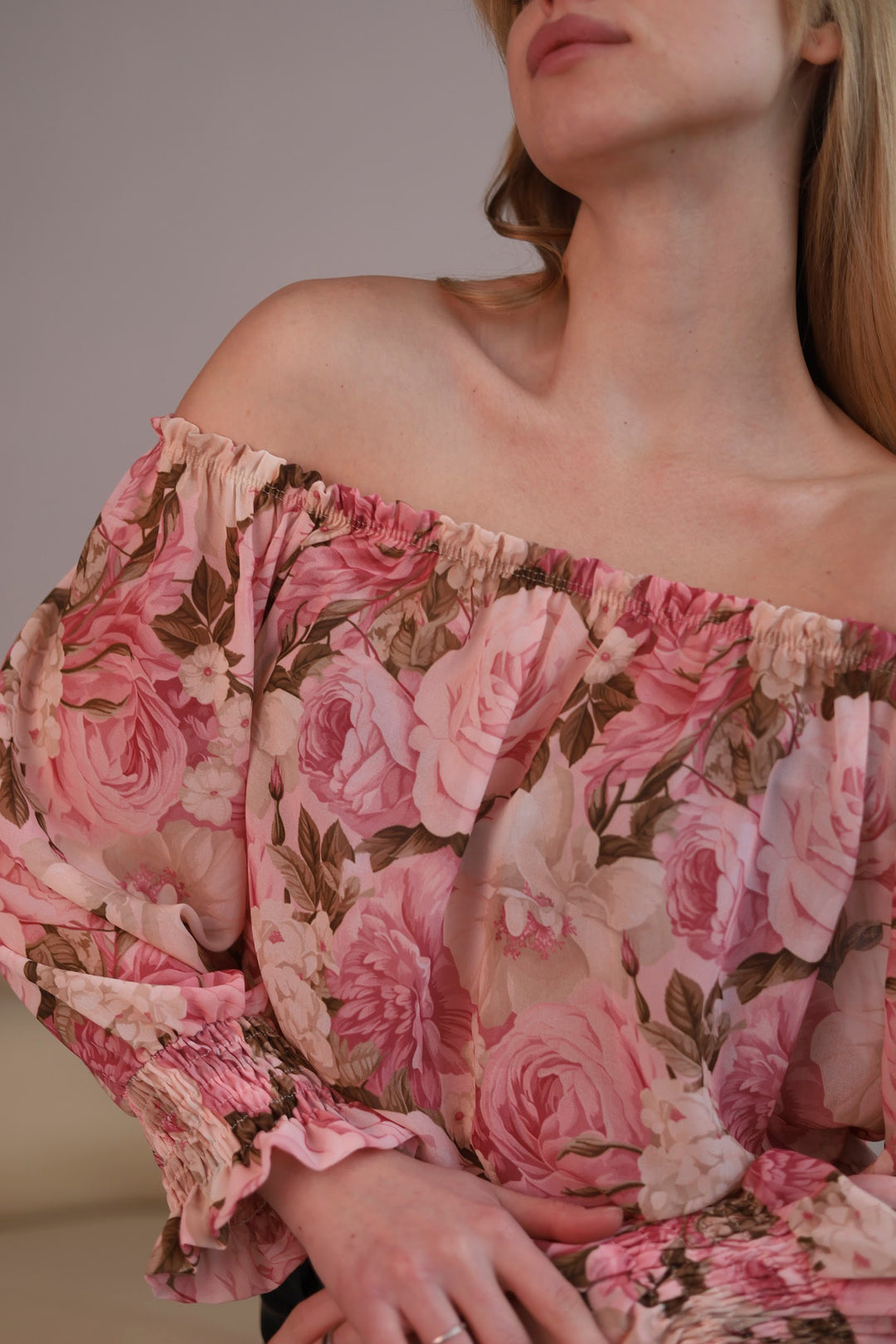 rose Floral print Blouse