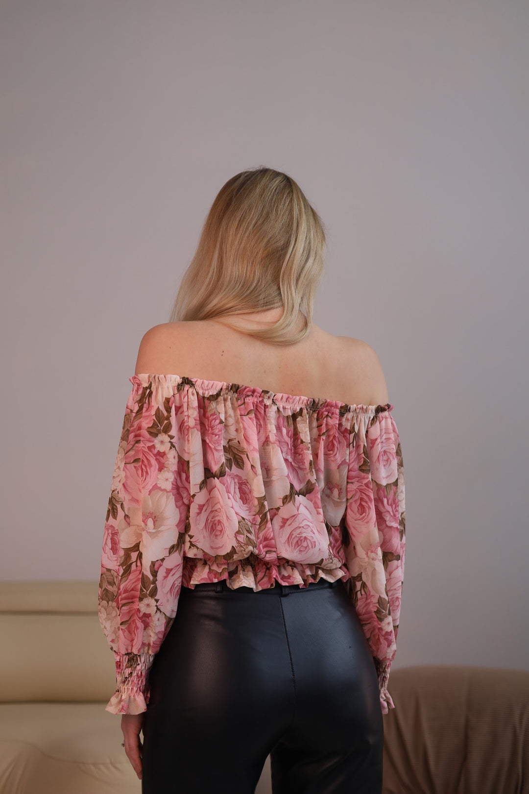 rose Floral print Blouse