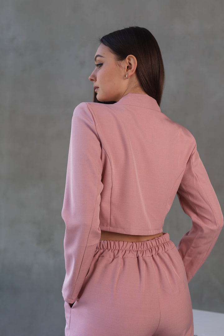 Pink two-piece classy set