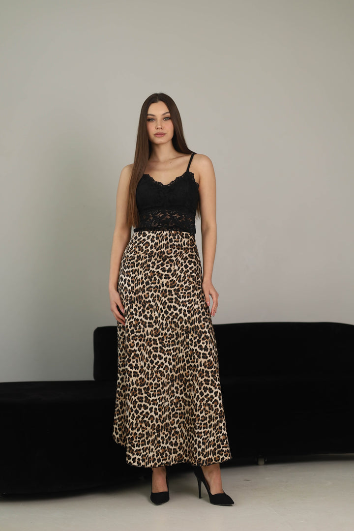 Leopard skirt