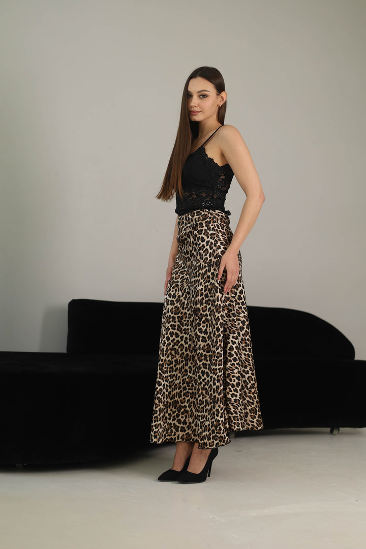 Leopard skirt