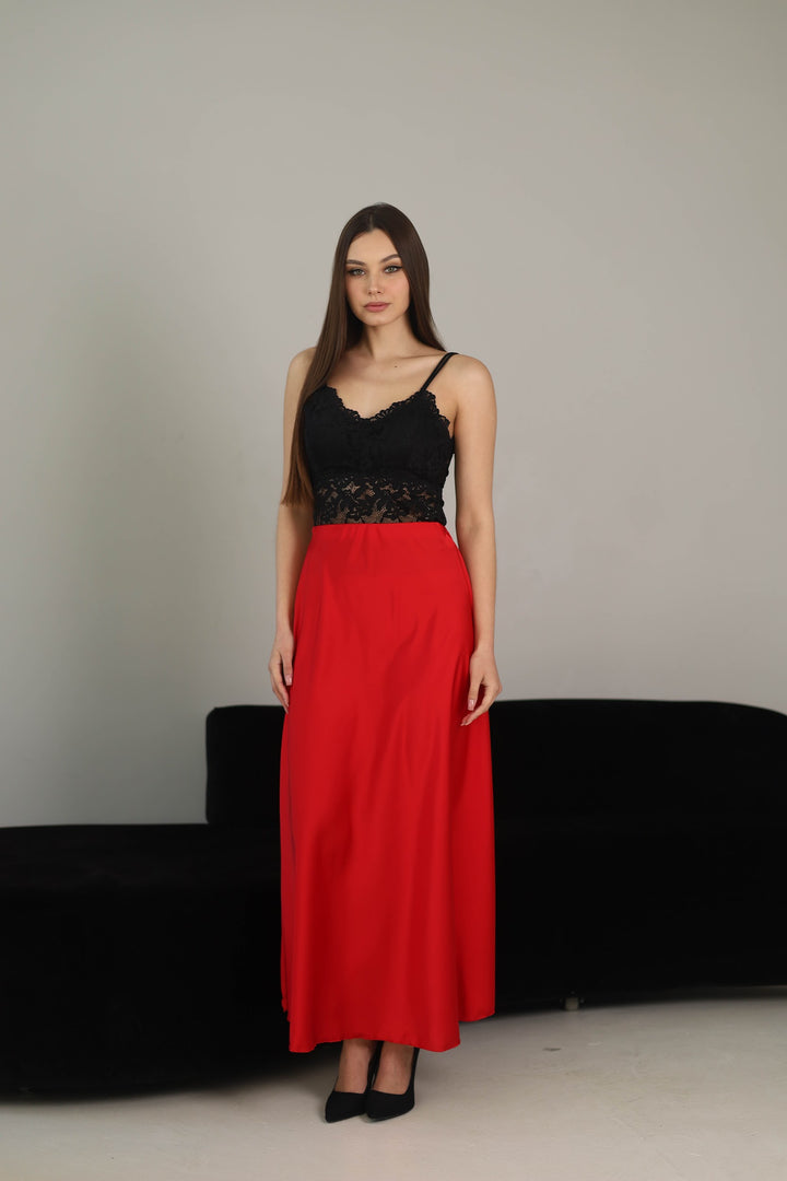 red skirt