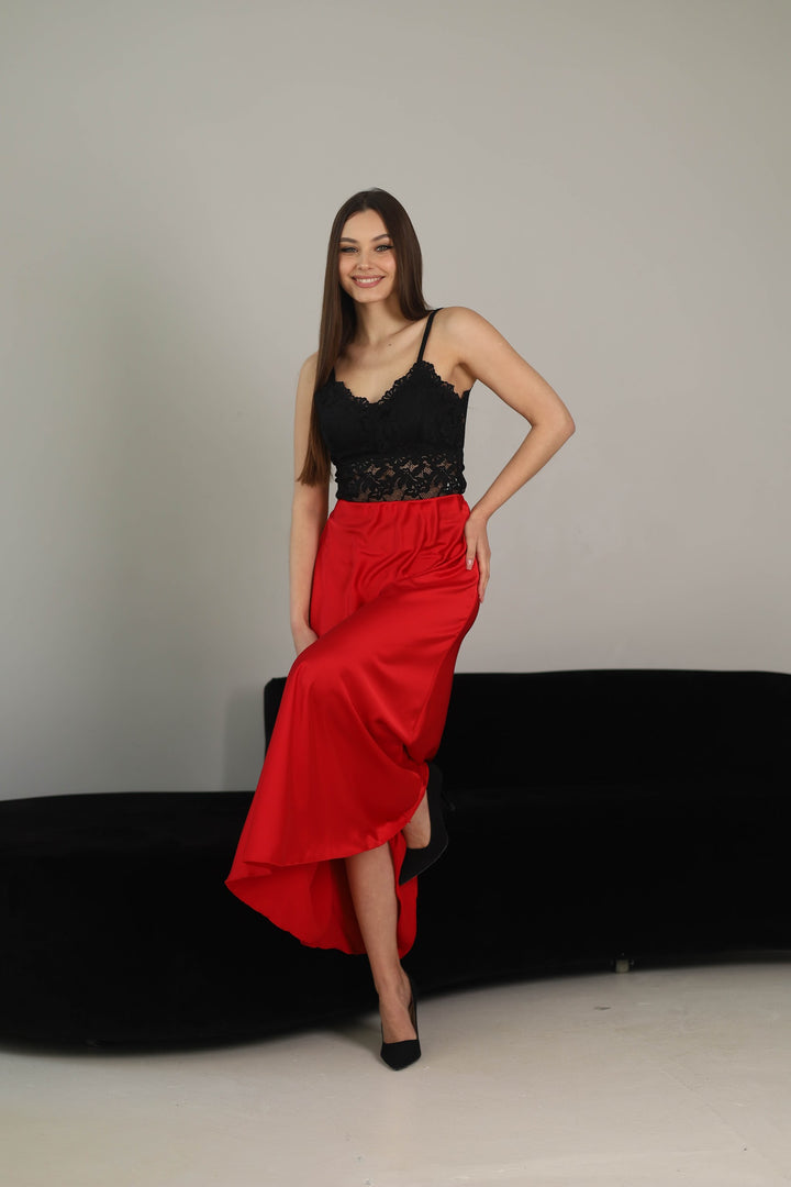 red skirt