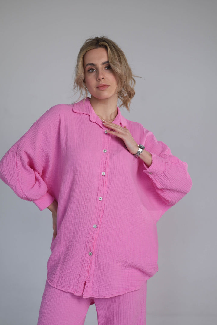 Pink two-piece set