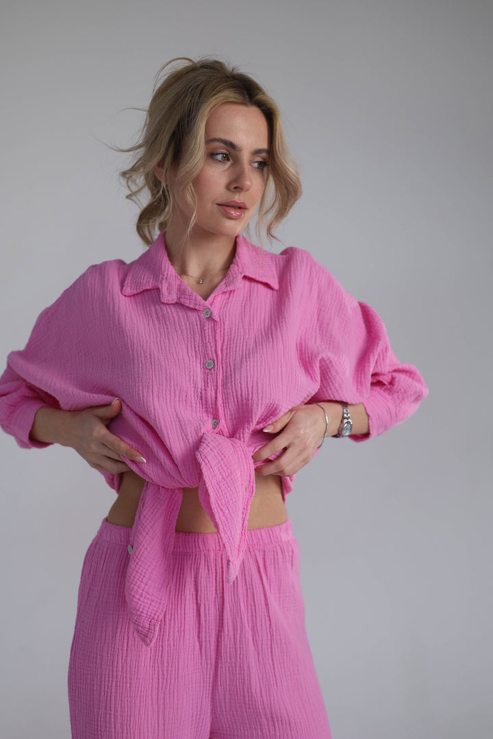 Pink two-piece set