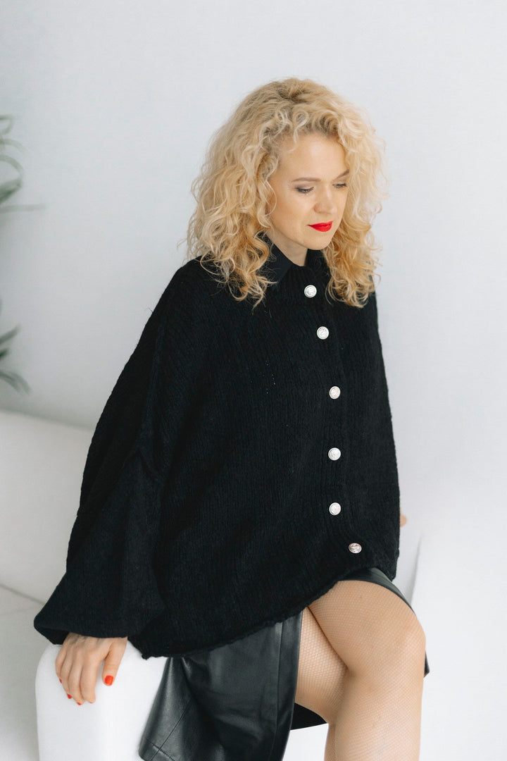 oversized cardigan