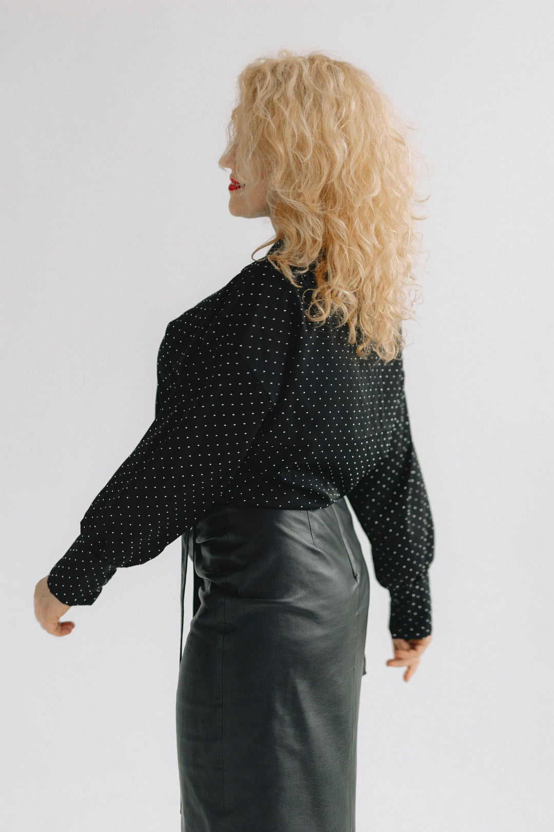 BLUSE MIT STRASS STEIN